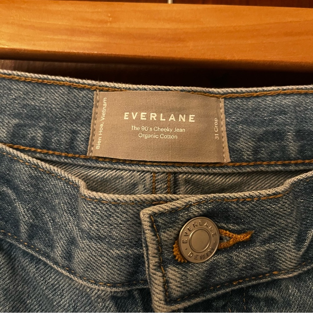 Everlane The 90’s Cheeky Jean - Size 31 Crop - Picture 3 of 5